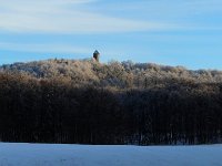 Blick auf den Römerstein bei Donnstetten