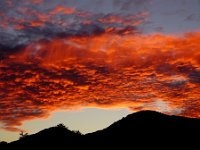 Feuerhimmel über der Alb bei Gruibingen