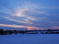 Blici auf Merklingen im tiefsten Winter