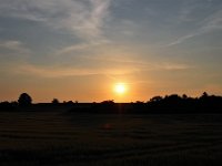 Sonneuntergang nahe Feldstetten