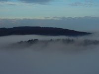 Über den Wolken vom Eppenzillfelsen aus gesehen über Bad Urach