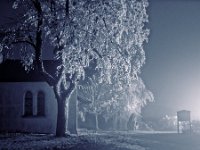 Albschönstatt Kapelle nahe Heroldstatt im eisigen Winter